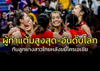 ผู้ทำแต้มสูงสุด-อันดับโลกทีมลูกยางสาวไทย-หลังขยี้-“โครเอเชีย”